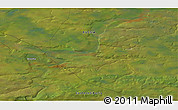 Satellite 3D Map of the area around 70° 48' 25" N, 97° 49' 29" E