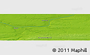 Physical Panoramic Map of the area around 70° 48' 25" N, 97° 49' 29" E