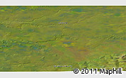 Satellite 3D Map of the area around 70° 48' 25" N, 99° 31' 30" E