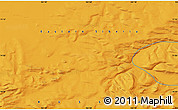 Political Map of the area around 71° 5' 42" N, 102° 4' 29" E
