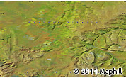 Satellite Map of the area around 71° 5' 42" N, 102° 4' 29" E