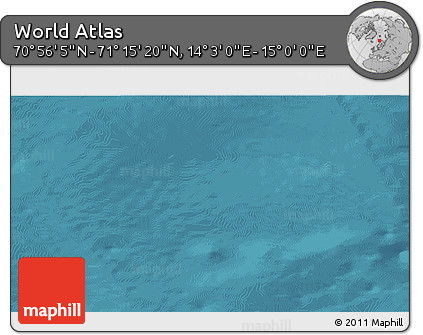 Satellite 3D Map of the Area around 71° 5' 42" N, 14° 31' 30" E