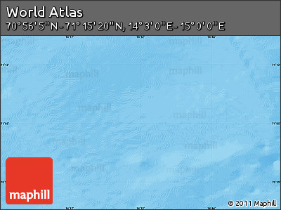 Political Map of the Area around 71° 5' 42" N, 14° 31' 30" E