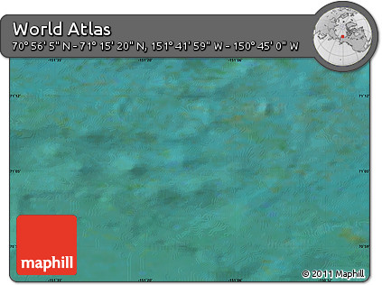 Satellite Map of the Area around 71° 5' 42" N, 151° 13' 29" W