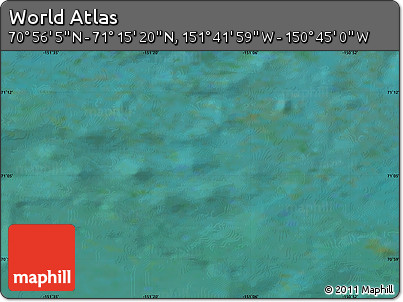 Satellite Map of the Area around 71° 5' 42" N, 151° 13' 29" W