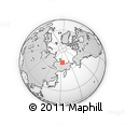 Outline Map of the Area around 71° 5' 42" N, 153° 4' 29" E, rectangular outline