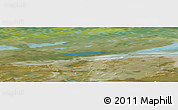 Satellite Panoramic Map of the area around 71° 5' 42" N, 155° 37' 30" E
