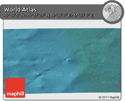 Satellite 3D Map of the Area around 71° 5' 42" N, 17° 4' 30" E