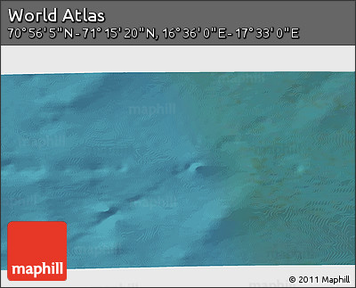 Satellite 3D Map of the Area around 71° 5' 42" N, 17° 4' 30" E