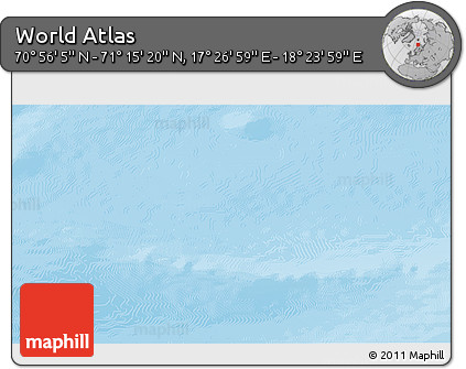 Physical 3D Map of the Area around 71° 5' 42" N, 17° 55' 29" E