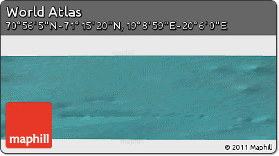 Satellite Panoramic Map of the Area around 71° 5' 42" N, 19° 37' 30" E