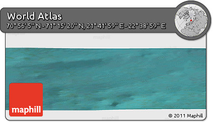 Satellite Panoramic Map of the Area around 71° 5' 42" N, 22° 10' 29" E