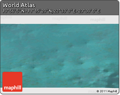 Satellite 3D Map of the Area around 71° 5' 42" N, 23° 1' 29" E