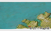 Satellite 3D Map of the area around 71° 5' 42" N, 27° 16' 29" E
