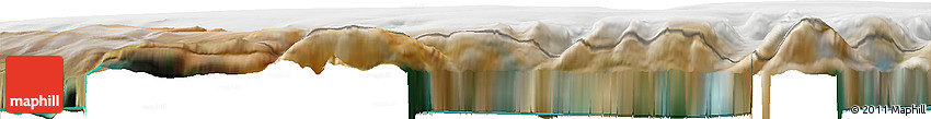 Satellite Horizon Map of the Area around 71° 5' 42" N, 27° 7' 30" W