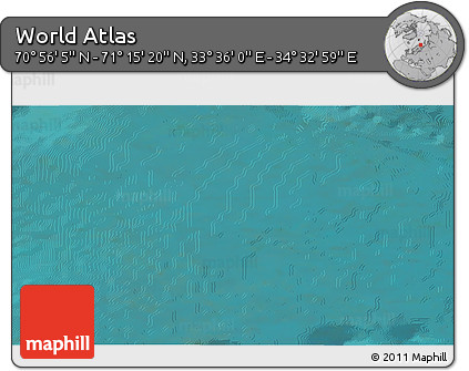 Satellite 3D Map of the Area around 71° 5' 42" N, 34° 4' 30" E