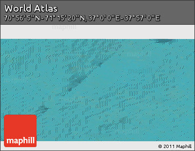 Satellite 3D Map of the Area around 71° 5' 42" N, 37° 28' 30" E