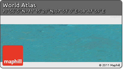 Satellite Panoramic Map of the Area around 71° 5' 42" N, 38° 19' 30" E
