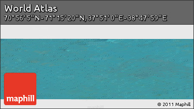 Satellite Panoramic Map of the Area around 71° 5' 42" N, 38° 19' 30" E