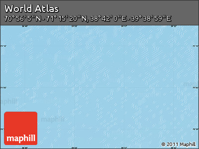 Physical Map of the Area around 71° 5' 42" N, 39° 10' 29" E