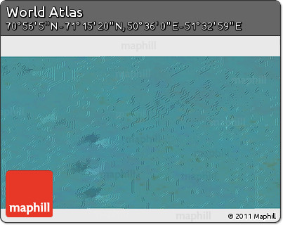 Satellite 3D Map of the Area around 71° 5' 42" N, 51° 4' 30" E