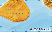 Political Map of the area around 71° 5' 42" N, 53° 28' 30" W