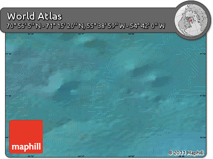 Satellite Map of the Area around 71° 5' 42" N, 55° 10' 29" W