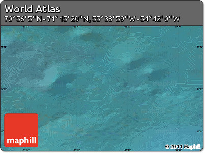 Satellite Map of the Area around 71° 5' 42" N, 55° 10' 29" W