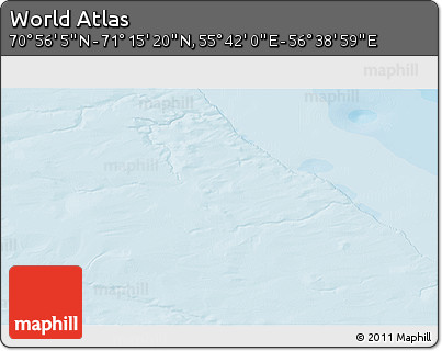 Political 3D Map of the Area around 71° 5' 42" N, 56° 10' 29" E