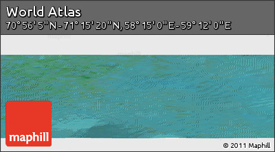 Satellite Panoramic Map of the Area around 71° 5' 42" N, 58° 43' 30" E