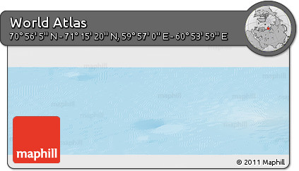 Physical Panoramic Map of the Area around 71° 5' 42" N, 60° 25' 29" E