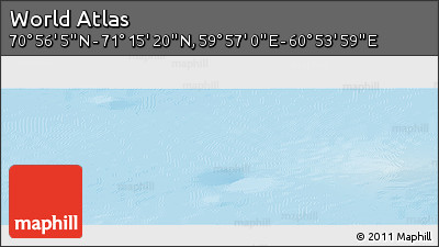 Physical Panoramic Map of the Area around 71° 5' 42" N, 60° 25' 29" E