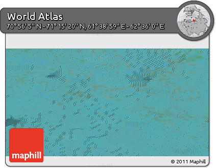 Satellite 3D Map of the Area around 71° 5' 42" N, 62° 7' 30" E
