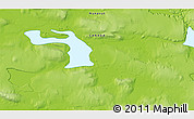 Physical 3D Map of the area around 71° 5' 42" N, 79° 49' 29" W