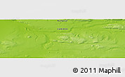 Physical Panoramic Map of the area around 71° 5' 42" N, 82° 22' 30" W