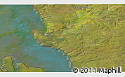 Satellite 3D Map of the area around 71° 5' 42" N, 83° 22' 30" E