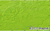 Physical Map of the area around 71° 5' 42" N, 94° 25' 30" E