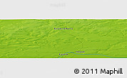 Physical Panoramic Map of the area around 71° 5' 42" N, 94° 25' 30" E