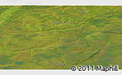 Satellite 3D Map of the area around 71° 5' 42" N, 97° 49' 29" E