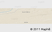 Shaded Relief Panoramic Map of the area around 71° 5' 42" N, 99° 31' 30" E