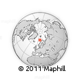 Outline Map of the Area around 71° 22' 52" N, 11° 58' 29" E, rectangular outline