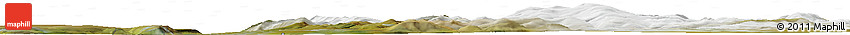 Satellite Horizon Map of the Area around 71° 22' 52" N, 127° 34' 30" E