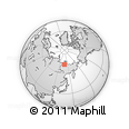 Outline Map of the Area around 71° 22' 52" N, 137° 46' 30" E, rectangular outline