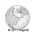 Outline Map of the Area around 71° 22' 52" N, 145° 25' 30" E, rectangular outline