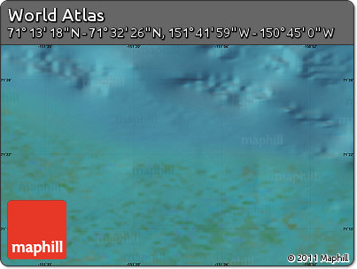 Satellite Map of the Area around 71° 22' 52" N, 151° 13' 29" W