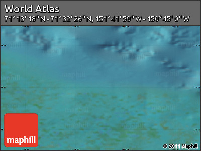 Satellite Map of the Area around 71° 22' 52" N, 151° 13' 29" W