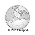 Outline Map of the Area around 71° 22' 52" N, 176° 52' 30" E, rectangular outline