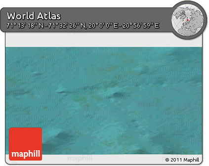 Satellite 3D Map of the Area around 71° 22' 52" N, 20° 28' 30" E