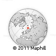 Outline Map of the Area around 71° 22' 52" N, 21° 19' 30" E, rectangular outline