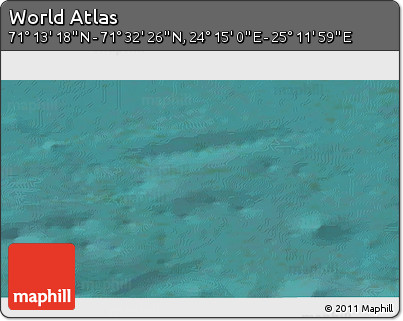 Satellite 3D Map of the Area around 71° 22' 52" N, 24° 43' 30" E